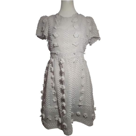Anthropologie Sunday in Brooklyn Bonita sheer swiss dot Textured Midi Dress 8p - Picture 1 of 10